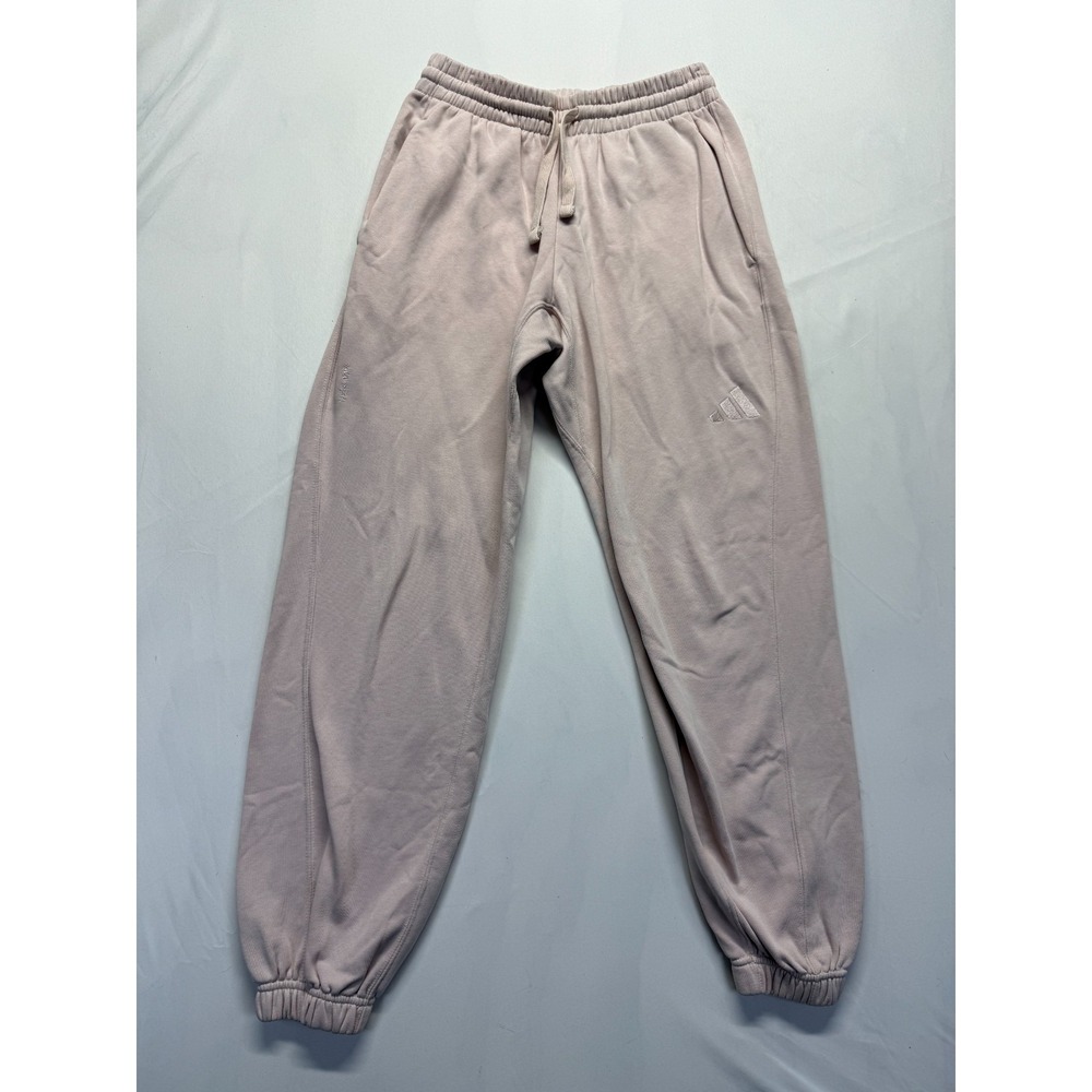 Adidas Jogger Pants Womens‎ XS Pink Fleece Lined Gym & Training Drawstring Waist